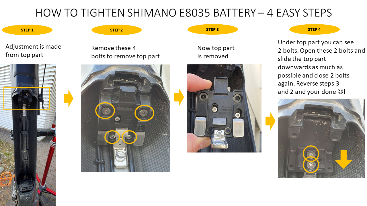 how to tighten shimano brakes